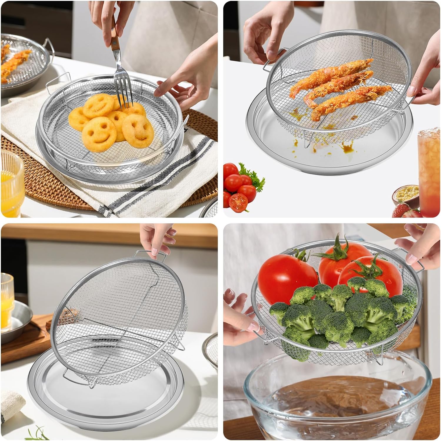 Bandeja Rectangular Para Horno Freidora Aire WDOplteas Revestimientos Silicona Antiadherente | Bodega Aurrera En Línea