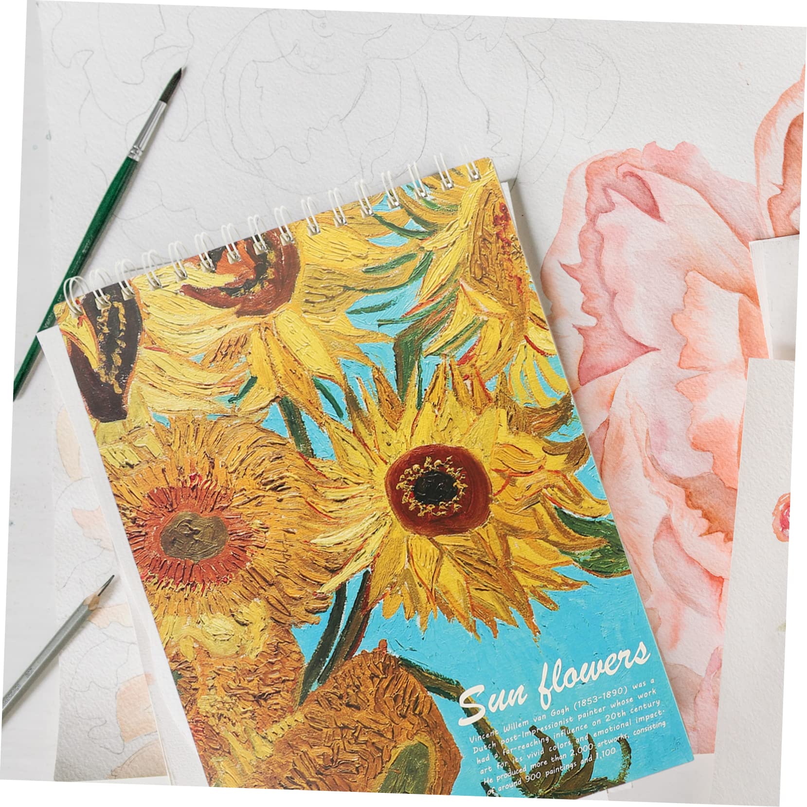 Livre de Dessin D'art pour Étudiants 2pcs, Carnet de Croquis Papier