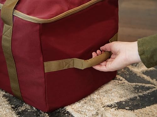 Miniatura 8 de Covermates Keepsakes Bolsa de almacenamiento ajustable para adornos, con asas de transporte, protección acolchada, ruedas dobles, almacenamiento