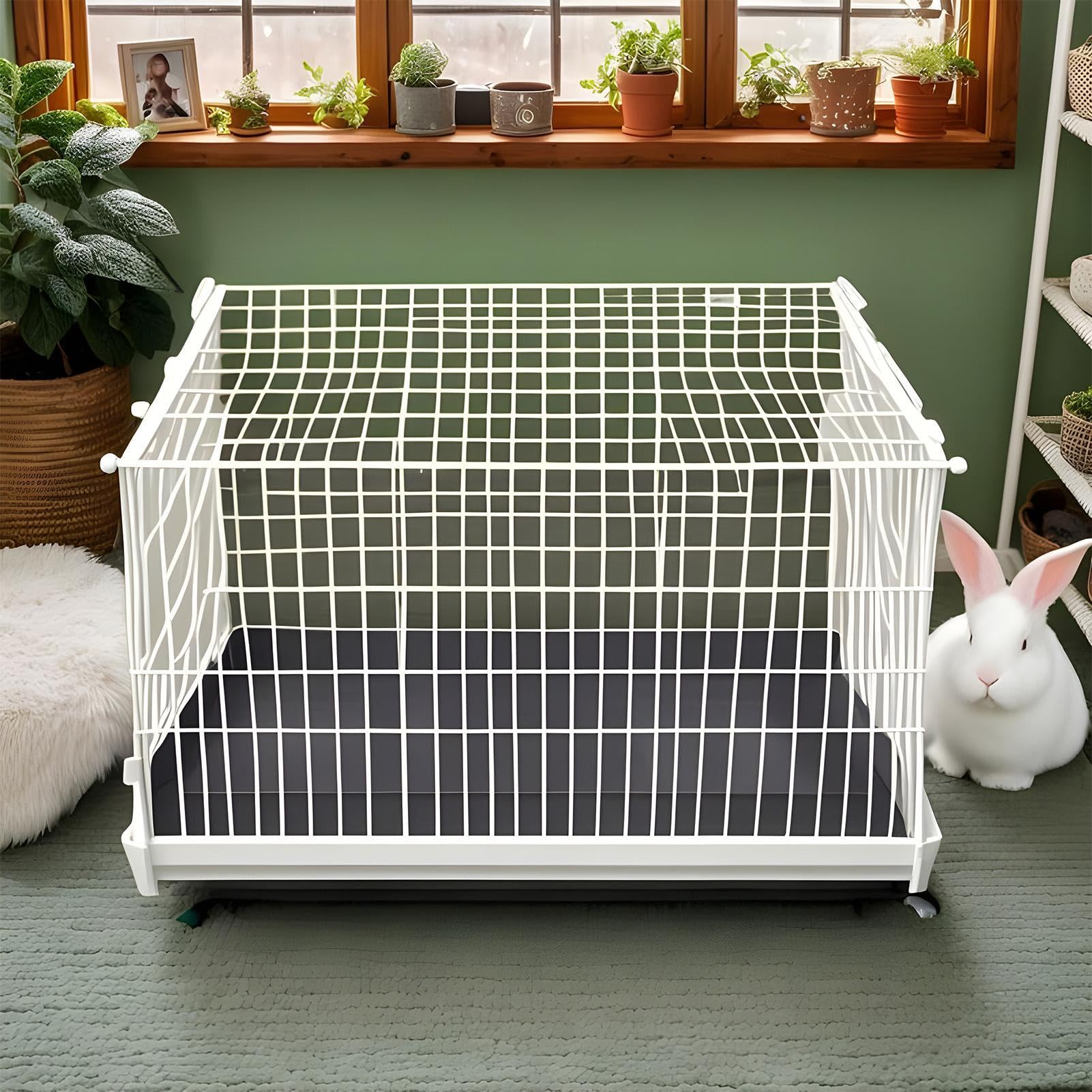 Tappetino antiscivolo per gabbia di conigli, lavabile, per piccoli animali, accessorio per furetti, scoiattoli, criceti, cincillà e ricci