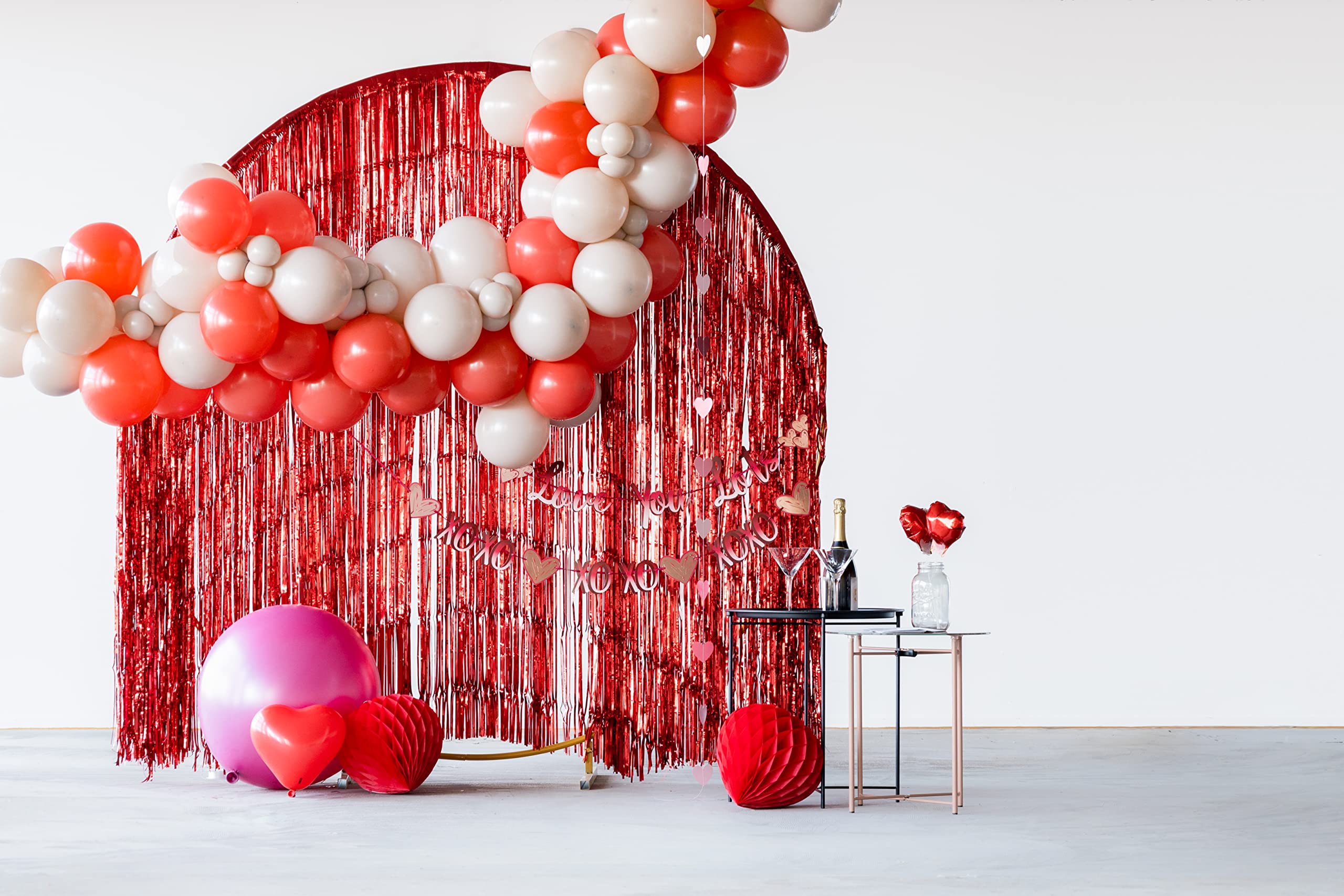Guirlande Cœurs En Feutre - 4 Bannières Saint Valentin | Déco Romantique