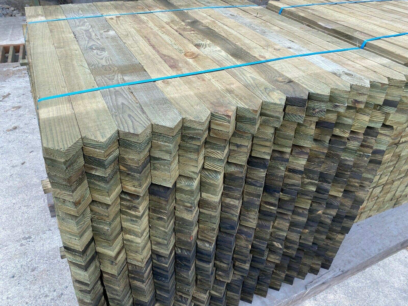 Buy Premium Picket Garden Fencing Pales Timber Treated Wood Fencing