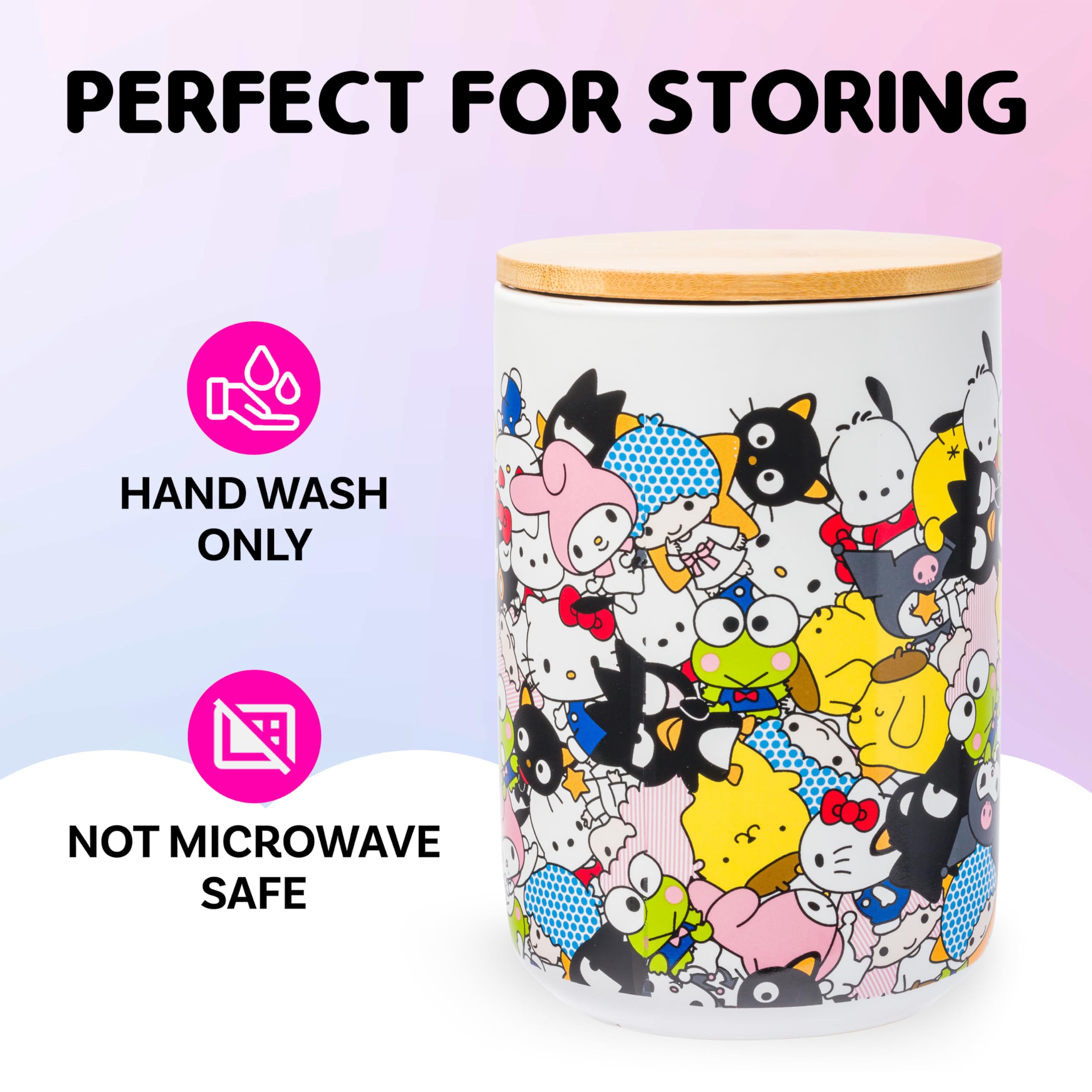 Amazon.com: Silver Buffalo Sanrio Hello Kitty and Friends Badtz