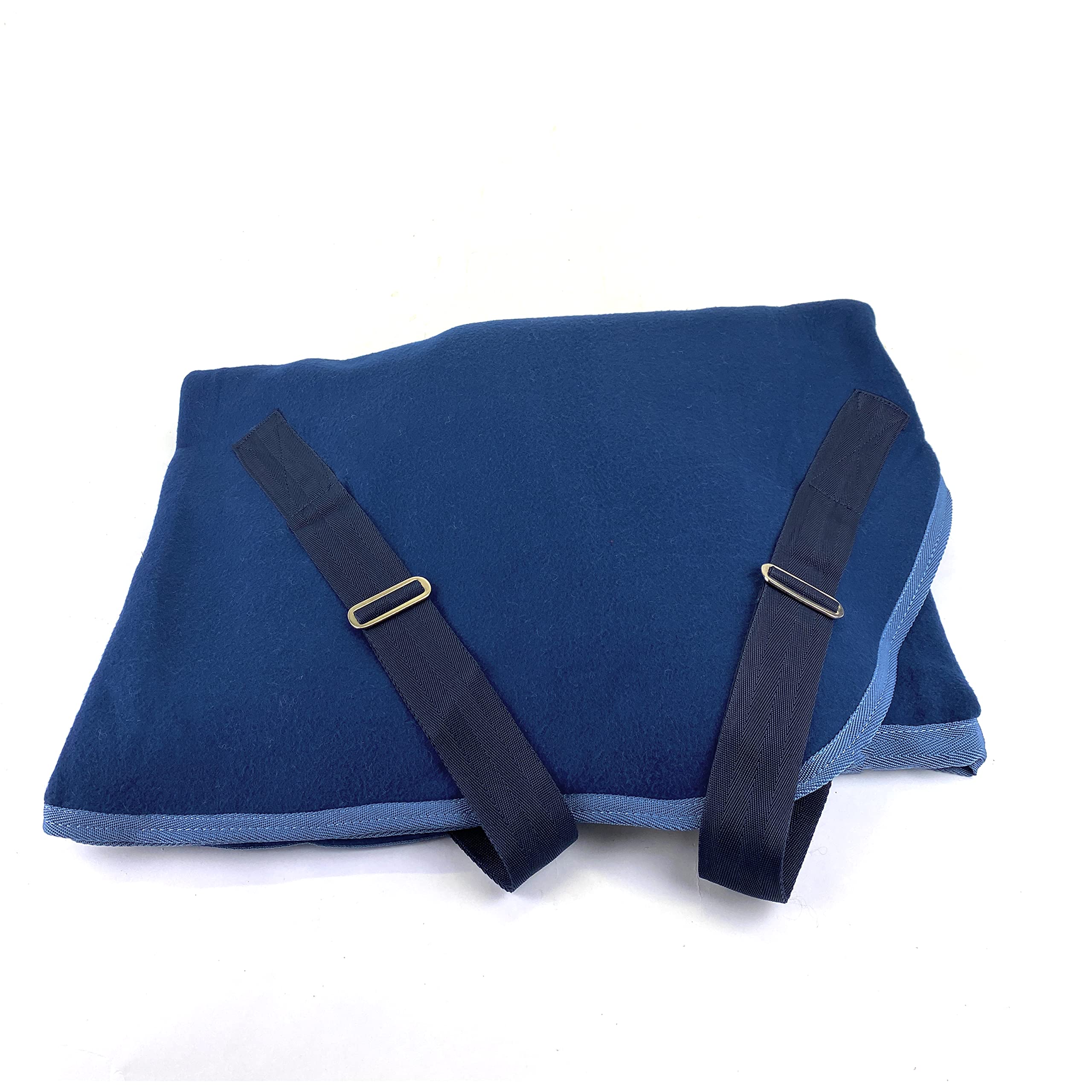 Horses, Coperta Cavallo In Pile Cosy Walk, Morbida, Comoda e Assorbente, Ideale per Asciugare il Cavallo Dopo il Lavoro (155 cm, Blu)