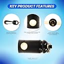 Scuba Choice Scuba Diving Dive Heavy Duty Regulator Octopus Hose Holder Clip Holds 7-Pound, Black gallery image