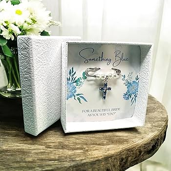 Something Blue Wedding Charm Wedding Date Memento Gifts