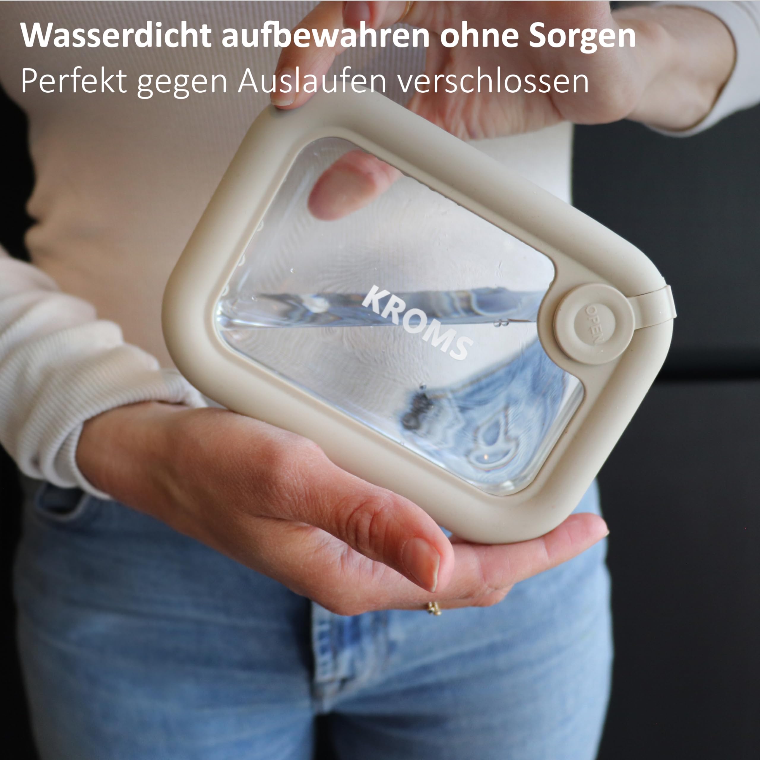 Glas Frischhaltedosen Set 6 Stück - 100% Glas mit Glasdeckel BPA frei PFAS frei - Glasbehälter luftdicht - Vorratsdosen Glas - Meal Prep Boxen - Küchen Organizer - Mikrowellengeeignet