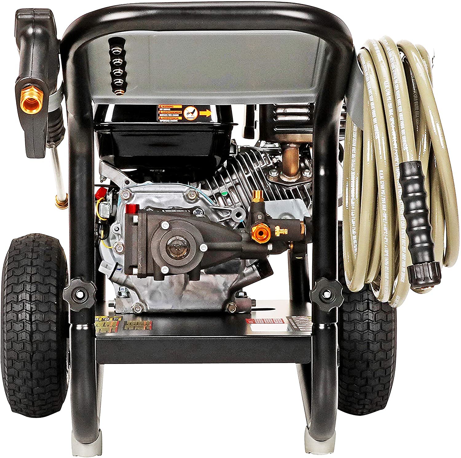 SIMPSON Cleaning PS3228 PowerShot Gas Pressure Washer Powered by Honda GX200, 3300 PSI at 2.5 GPM, Black