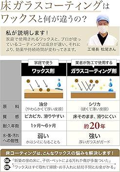 Glass Veil 床用 ガラスコーティング 床材保護 日米特許取得 (25ml (6