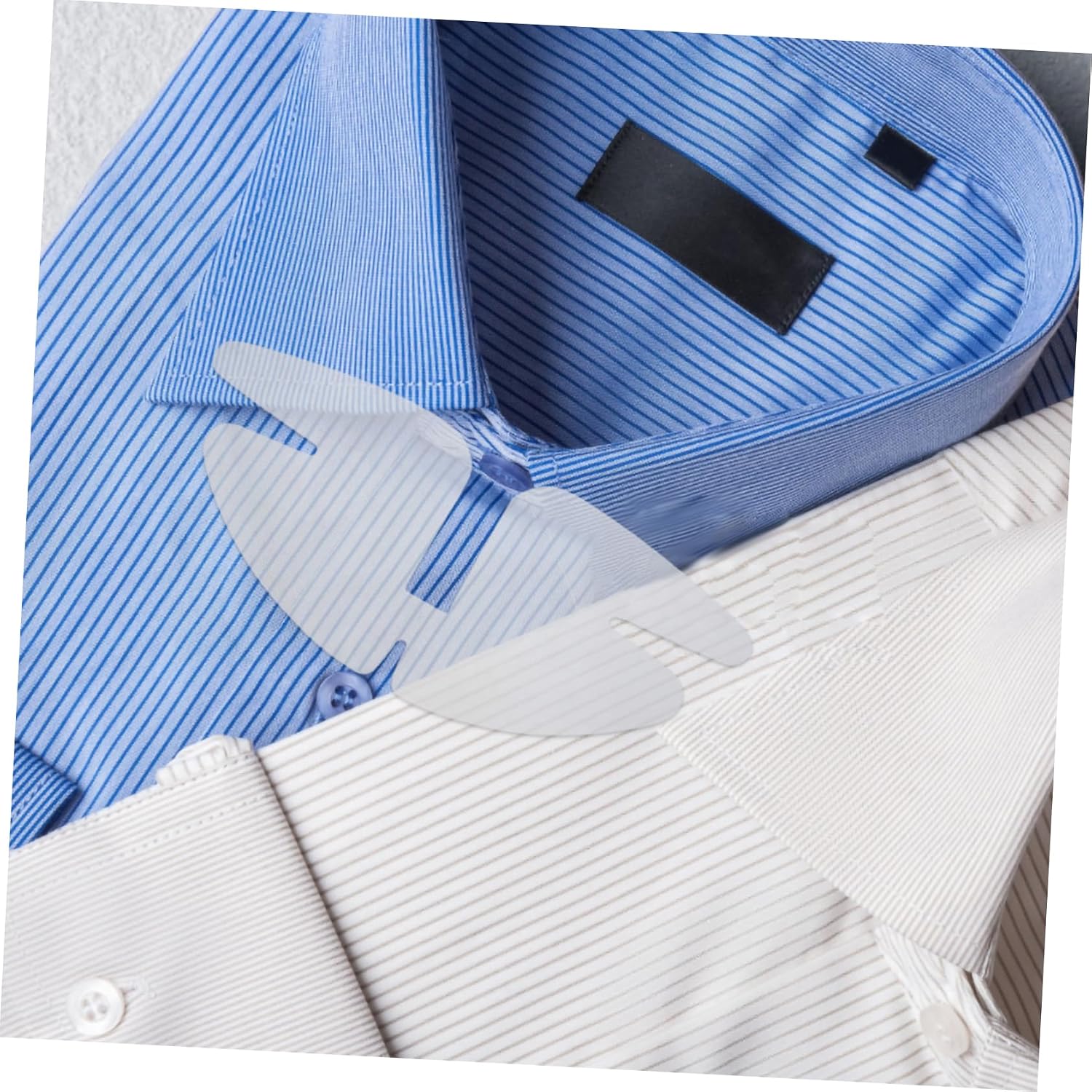 Cabilock 50pcs Collar Stays for Shirts Plastic Inserts for Shirt Collar Support Prevents Deformation Easy to Use for Men and Women Business and Casual Attire