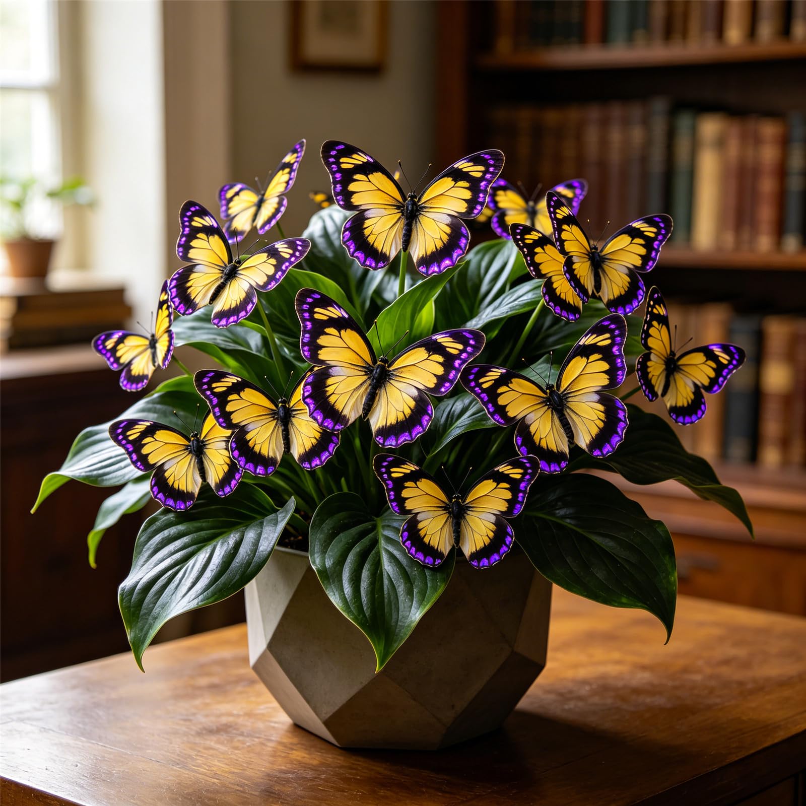 Butterfly Hosta Bulbs for Planting-Fast Growing,Vibrant Color,Excellent Display,Lovely Courtyard Accent-15bulbs-H