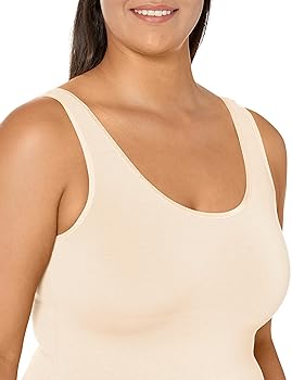 Mie_yamDeuxieme dignity sleeveless Soft Lightweight Black Tank Top Seamless, Comfortable, Non