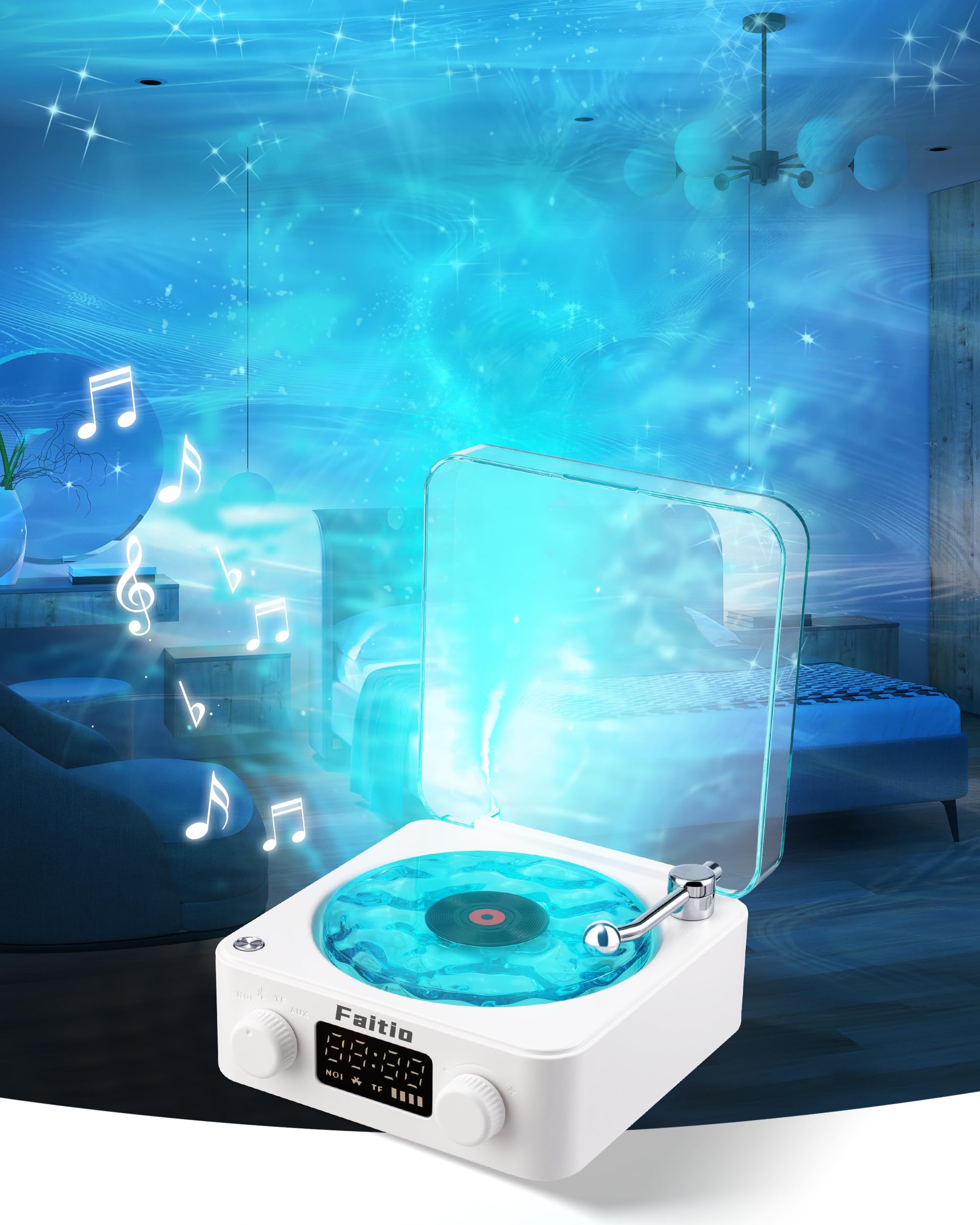 Northern Lights Projector with Sound, Night Light Projector