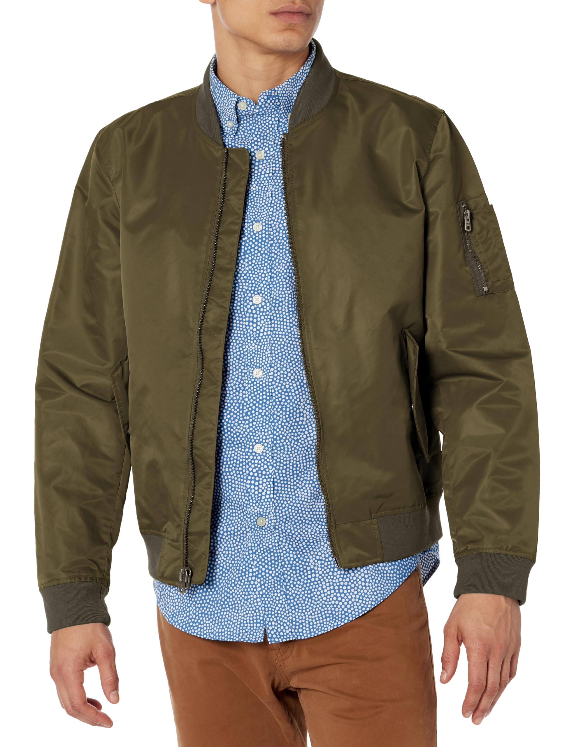 Levi's Men's Flight Satin Unfilled Ma-1 Bomber
