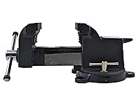 Vista 10 de Yost Vises 904-AS Tornillo de Banco Combinado de Acero Completo Ancho de Mordaza de 4 Pulgadas para Tubo y Banco Agarre Seguro con Base