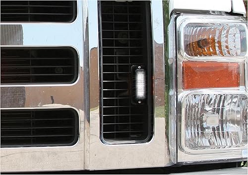 Miniatura 3 de Buyers Products 8891401, luz estroboscópica rectangular LED de 3.5 pulgadas, camiones de trabajo, barra de luz, vehículos de construcción, 12