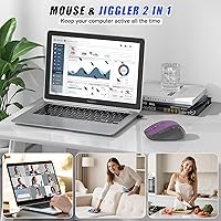 Vista 2 de Ratón inalámbrico de oficina - Morado Púrpura