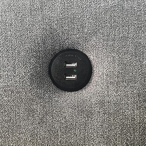 Miniatura 8 de Sofá seccional tapizado con espacio de almacenamiento, puerto USB, 2 portavasos en la parte trasera, cojines seccionales, sofá para sala de estar,