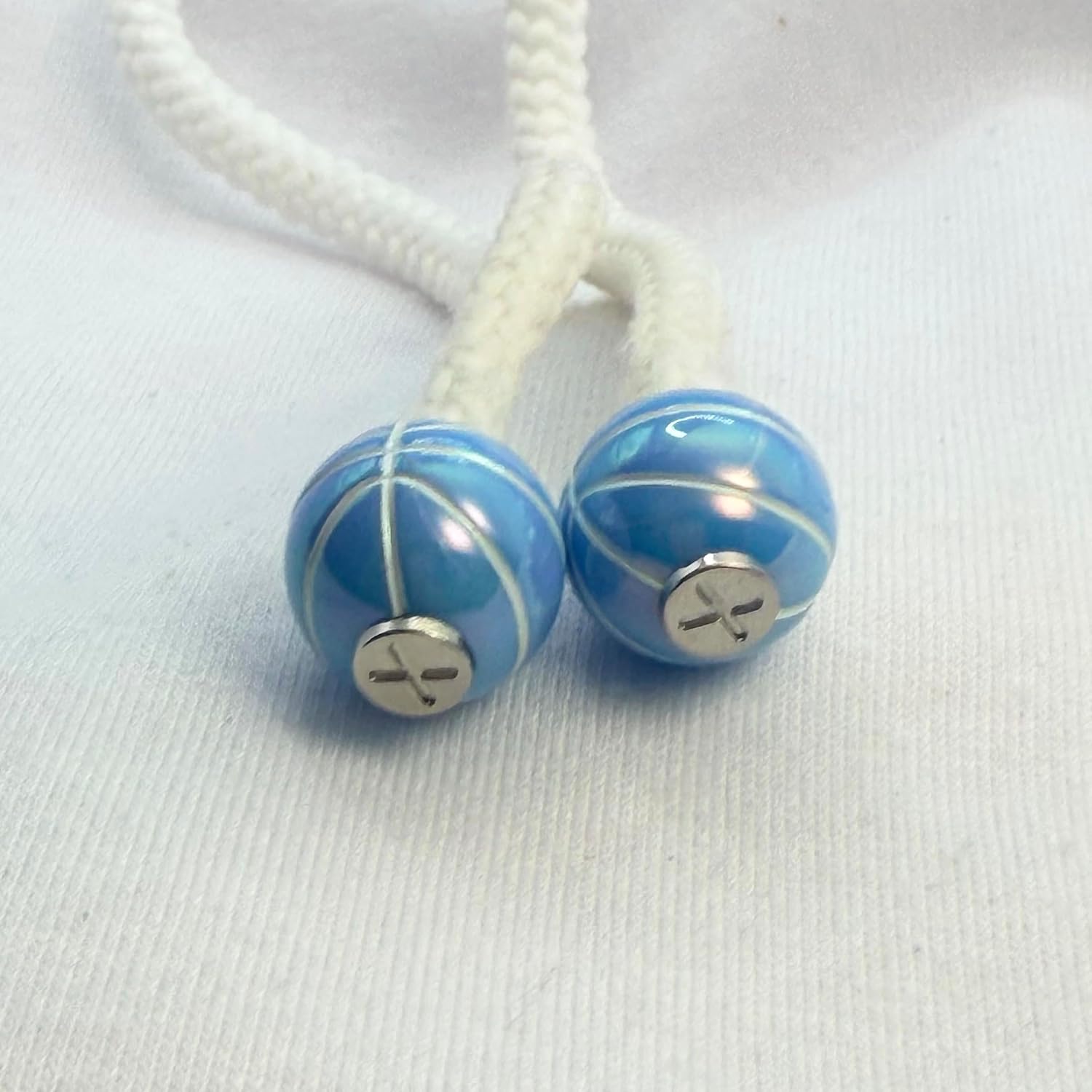 Basketball Series – Resin Personalisation Beads for Hoodie Drawstrings – Basketball Design – Fun Unisex Accessory for Hoodies, Streetwear and Sports Fans image 3