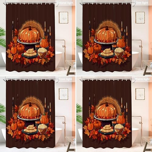 Vista 39 de Shrahala Brilliant Round Brilliants - Cortina de ducha decorativa con diamantes, azul turquesa, decoración de baño, fibra de poliéster, impermeable