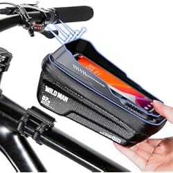 Bolso Evoc Bicicleta Faireach - Bolsa de Bicicleta para teléfono Impermeable, Soporte para teléfono o Bicicleta, Marco con Pantalla táctil Sensible y Bicicleta, Manillar de Bicicleta, Manillar de montaña, Moto, Gran