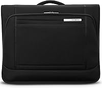 Samsonite UpLIFT 23" Bifold Garment Bag: Anti-Crease Bars, Wet Pocket, StackIt Strap - Lightweight Eco-Friendly Travel Carrier, Black