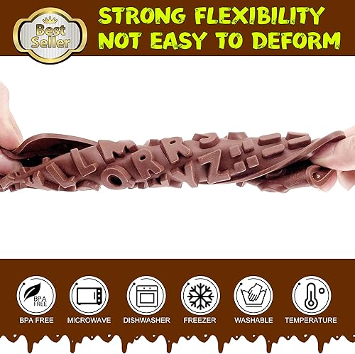 Vista 90 de Moldes de silicona para patas y huesos de cachorro, moldes para hornear, moldes de chocolate, molde de silicona para golosinas para perros, paquete