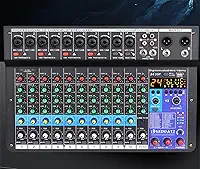 mesa de som, vedo A12 12 canais digital/número profissional portátil com reverb bluetooth usb interface audio/áudio mixer