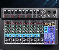 mesa de som，teyun/vedo A12 12 canais digital/número profissional portátil com reverb bluetooth usb interface audio/áudio mixer