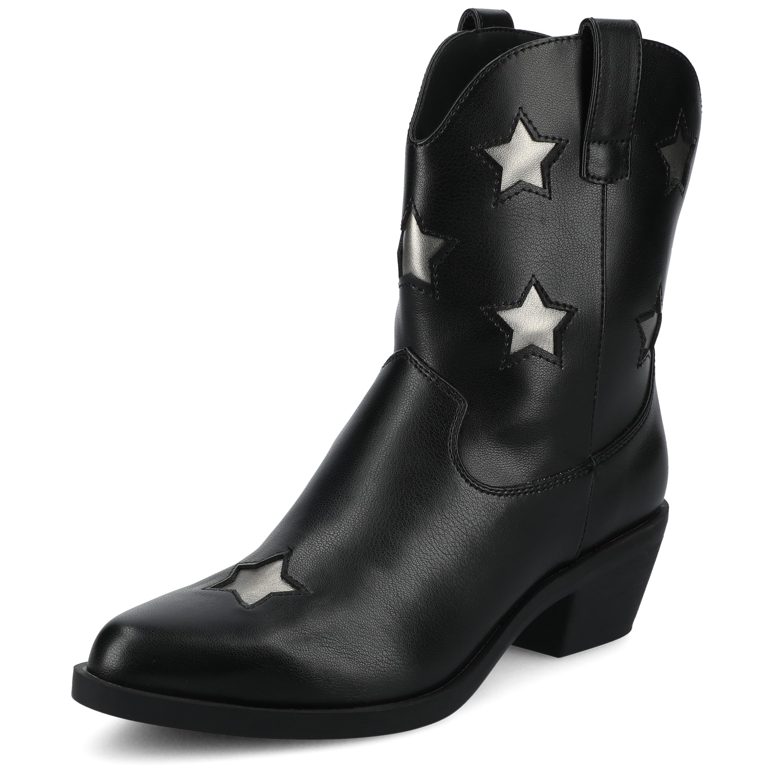 Journee Collection Women's Underwood Western Pull-On Booties