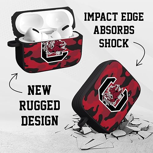 Miniatura 4 de AFFINITY BANDS South Carolina Gamecocks Camo HDX - Funda compatible con Apple AirPods Pro