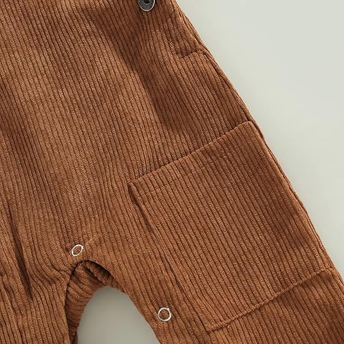 Miniatura 6 de Overol para bebé niña pequeña estilo simple con tirantes anchos tirantes y tirantes unisex para niños