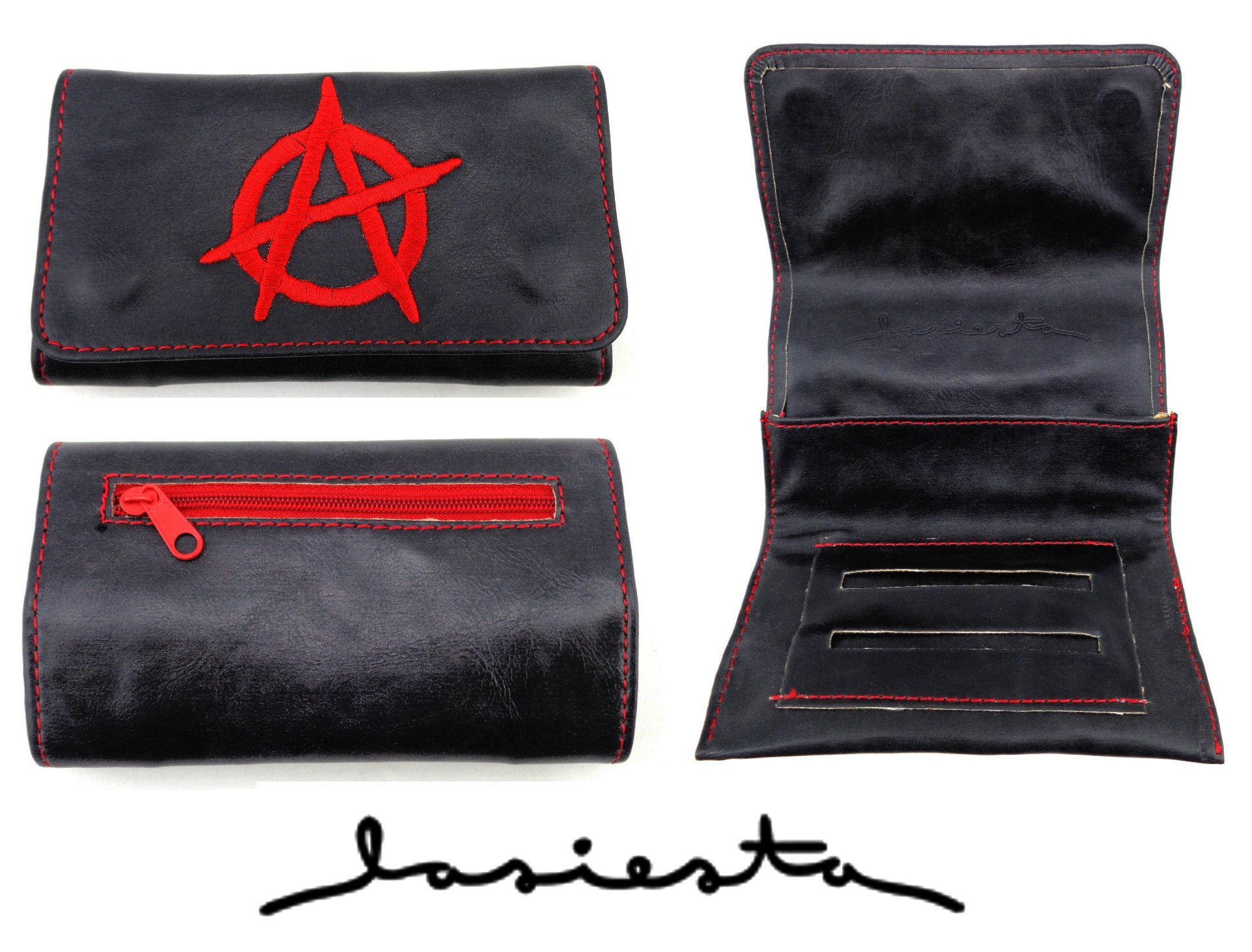 Lasiesta Tobacco Pouch Double Card Anarchy Home & Kitchen