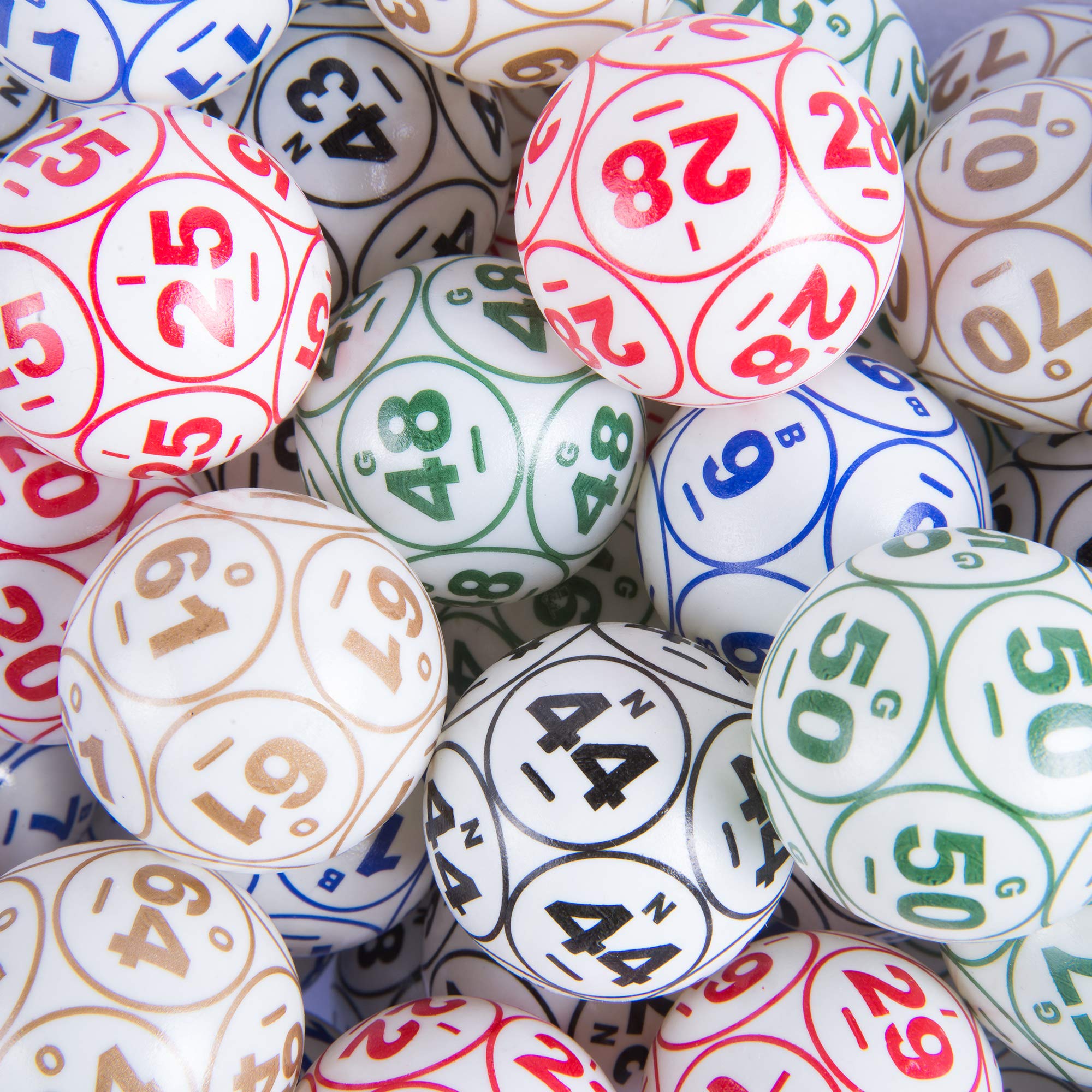 Buy MR CHIPS Professional Numbered Bingo Balls Replacement 1.5 Inch