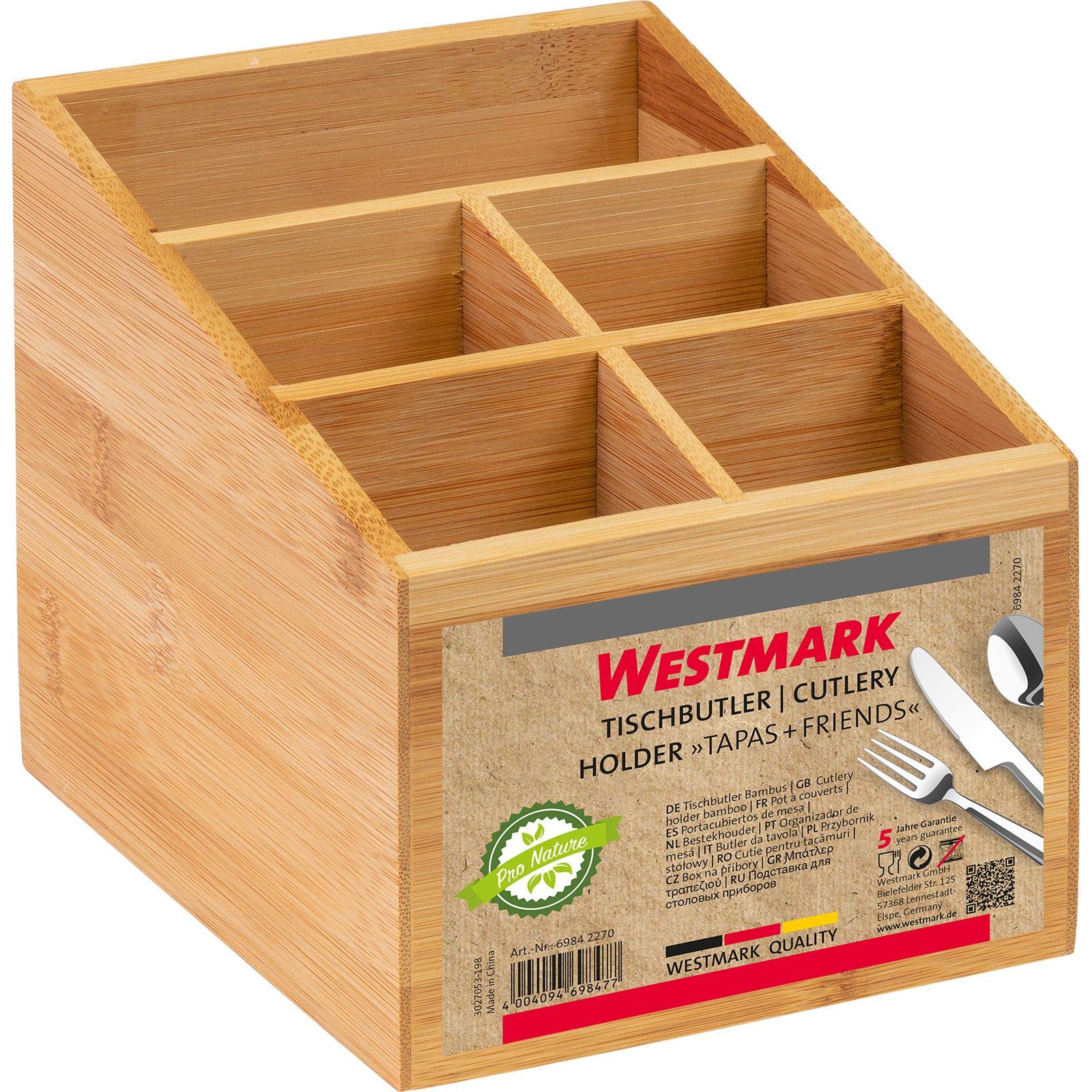 Organizzatore Da Bar Westmark - 6 Scomparti In ABS Per Tovaglioli, Cannucce E Decorazioni Cocktail - Foto 10