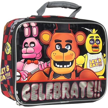 Five Nights At Freddy's Freddy Fazbear Insulated Lunch Box
