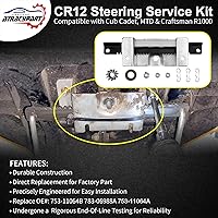 Vista 2 de 753-11064B CR12 Kit de servicio de dirección Piñón, Compatible con Cub Cadet CC30 CC30H CC30E Electric Hydro Mini Riders, MTD Columbia CR30