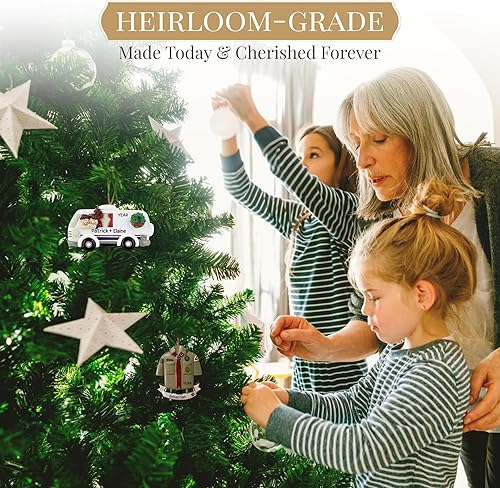 Miniatura 4 de Adorno de pesca personalizado 2025 | Personalización gratuita las 24 horas | Adornos de Navidad deportivos grabados con láser para árbol | Regalo