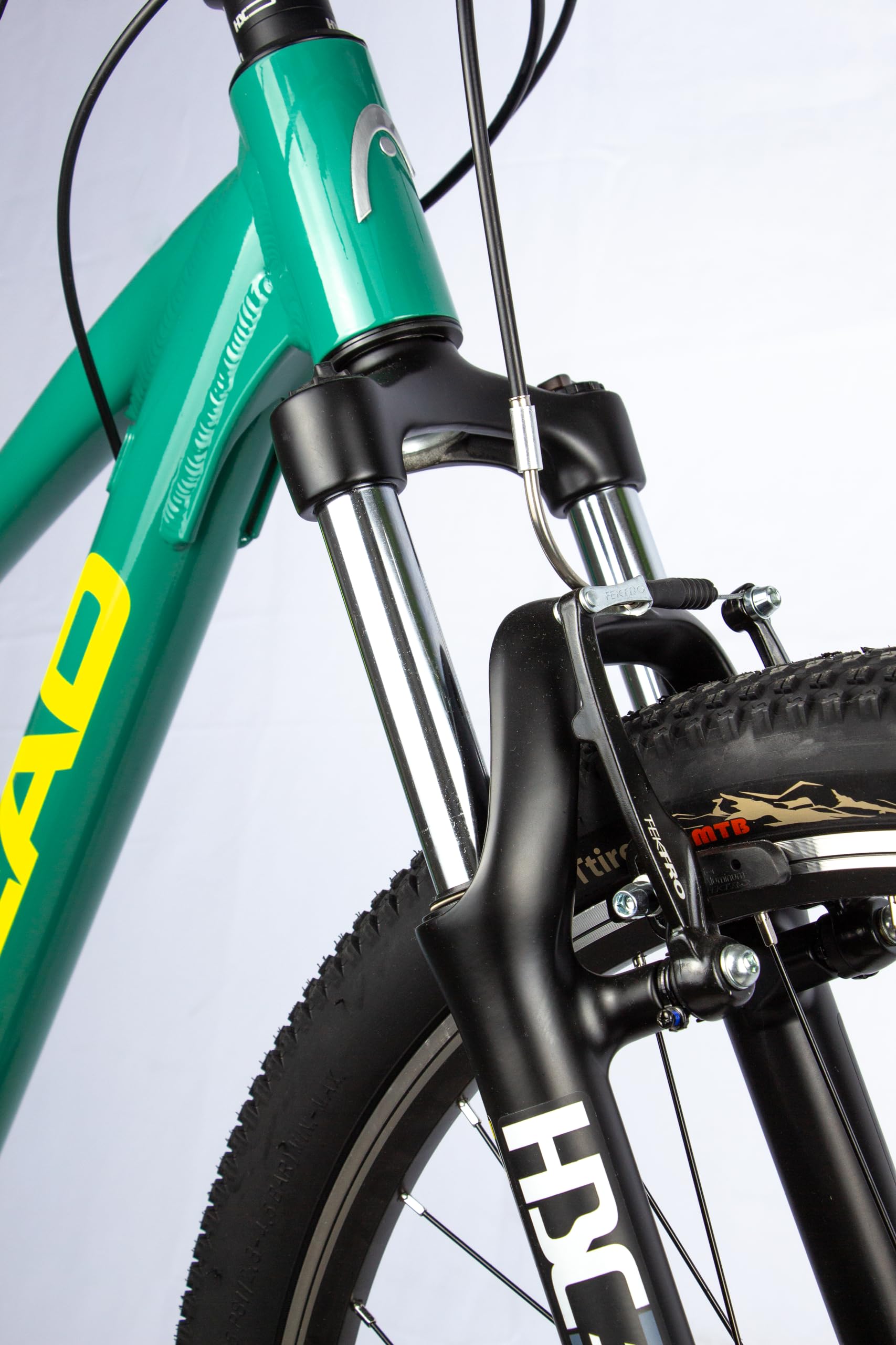 HEAD Bicicleta de montaña Unisex para niños Ridott 1.0 26, Verde/Amarillo, 36