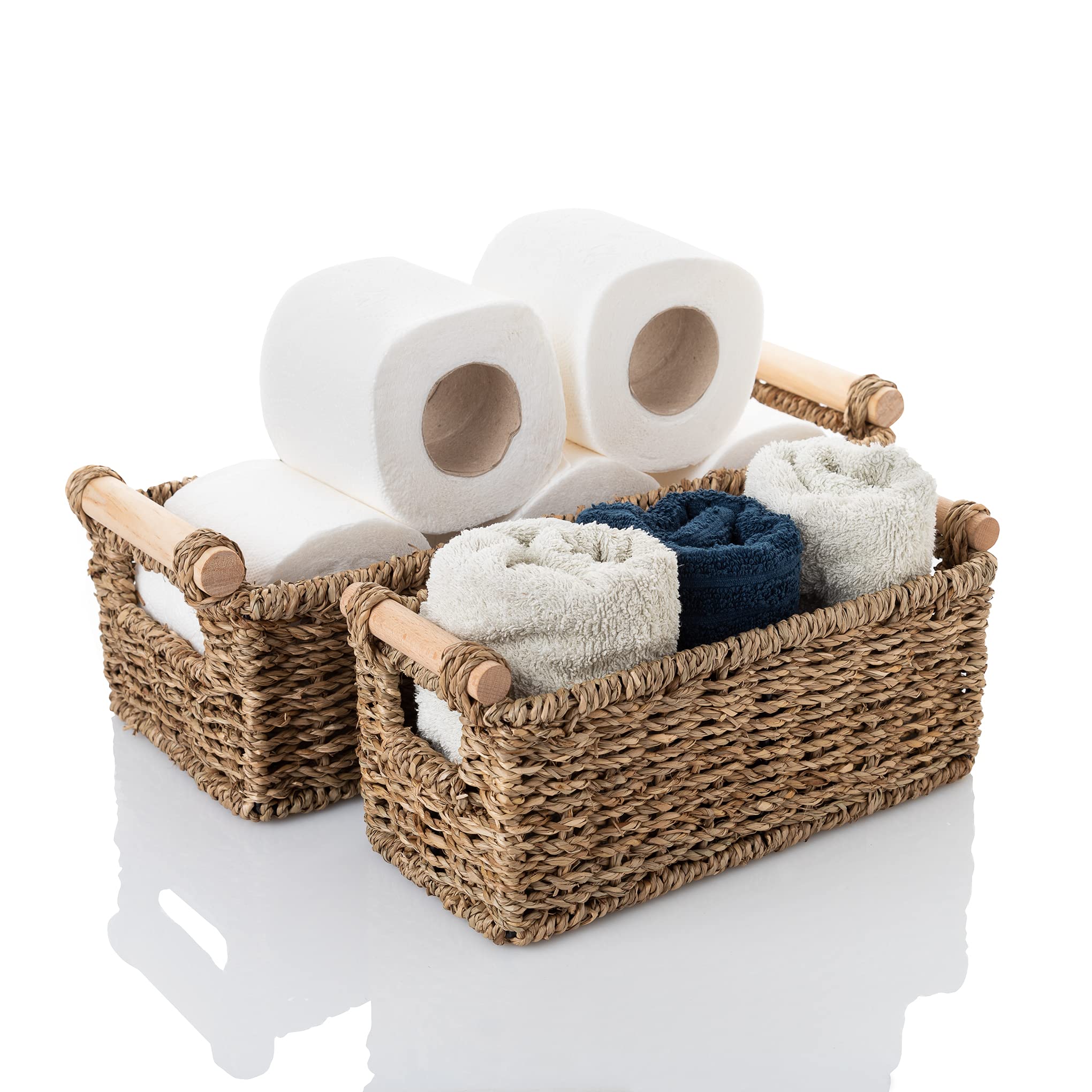Buy Toilet paper baskets for organizing Bathroom storage holders
