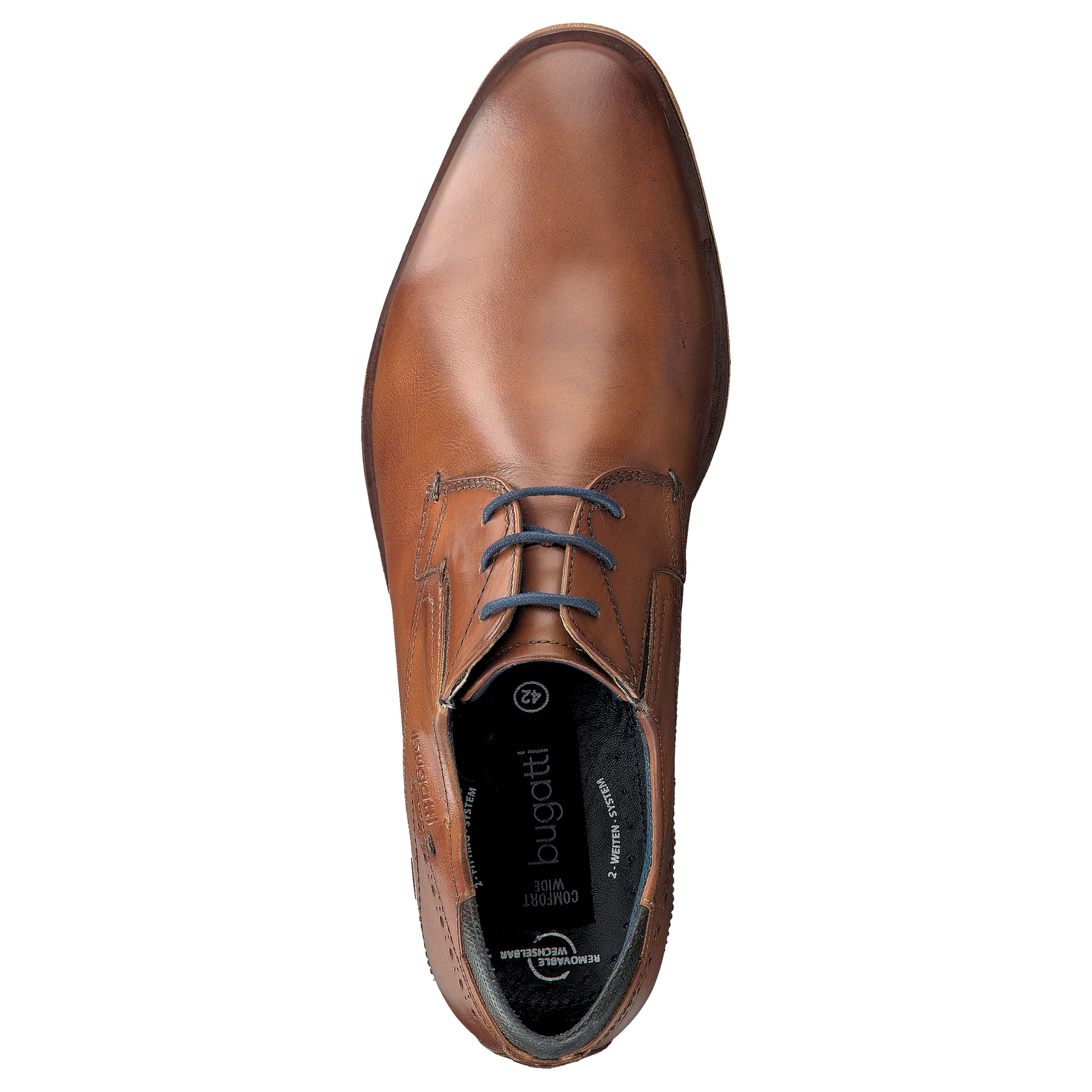 bugatti Nicolo ExKo Cognac Pelle
