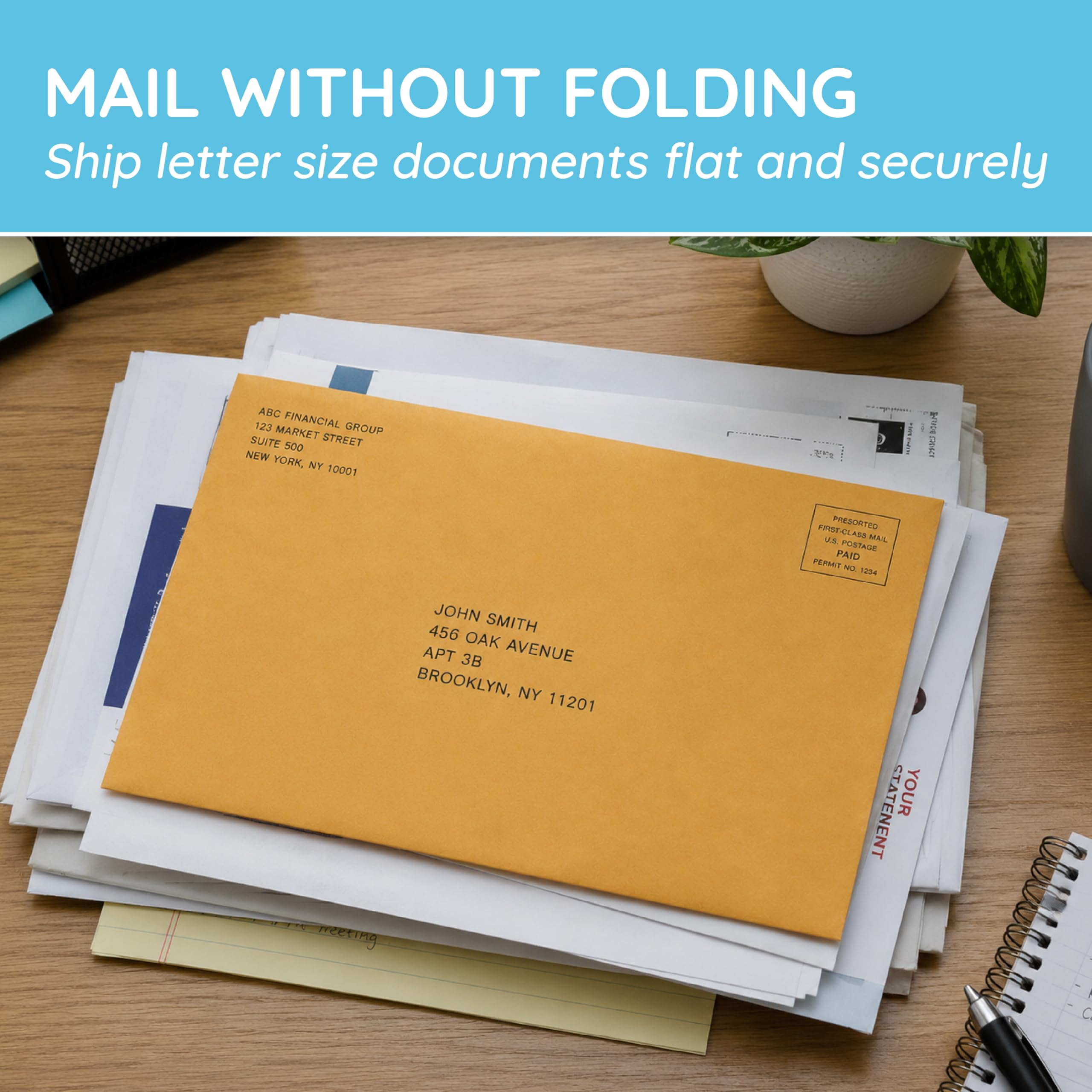 Amazon.com : Blue Summit Supplies 100 9” x 12” Clasp Envelopes
