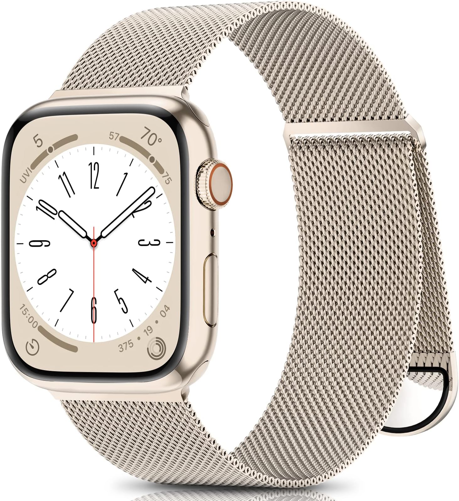 DigiHeroMetal Strap Compatible with Apple Watch Strap 38mm 40mm 41mm 42mm 44mm 45mm, Stainless Steel Mesh Sturdy Closure Strap Replacement for iWatch Series 8 7 6 5 4 3 2 1 SE (Patented)