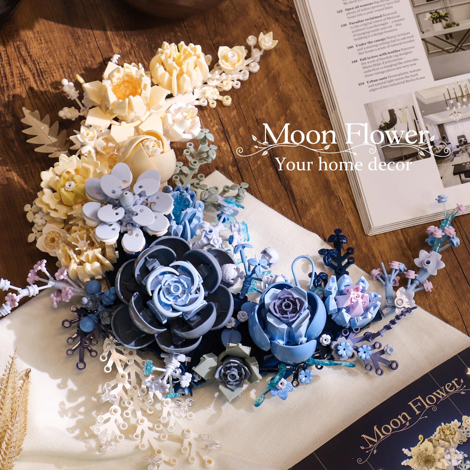 Amazon.com: SUNHABI Flower Building Set Botanical Collection Set Amazon.com: SUNHABI Flower Building Set Botanical Collection Set