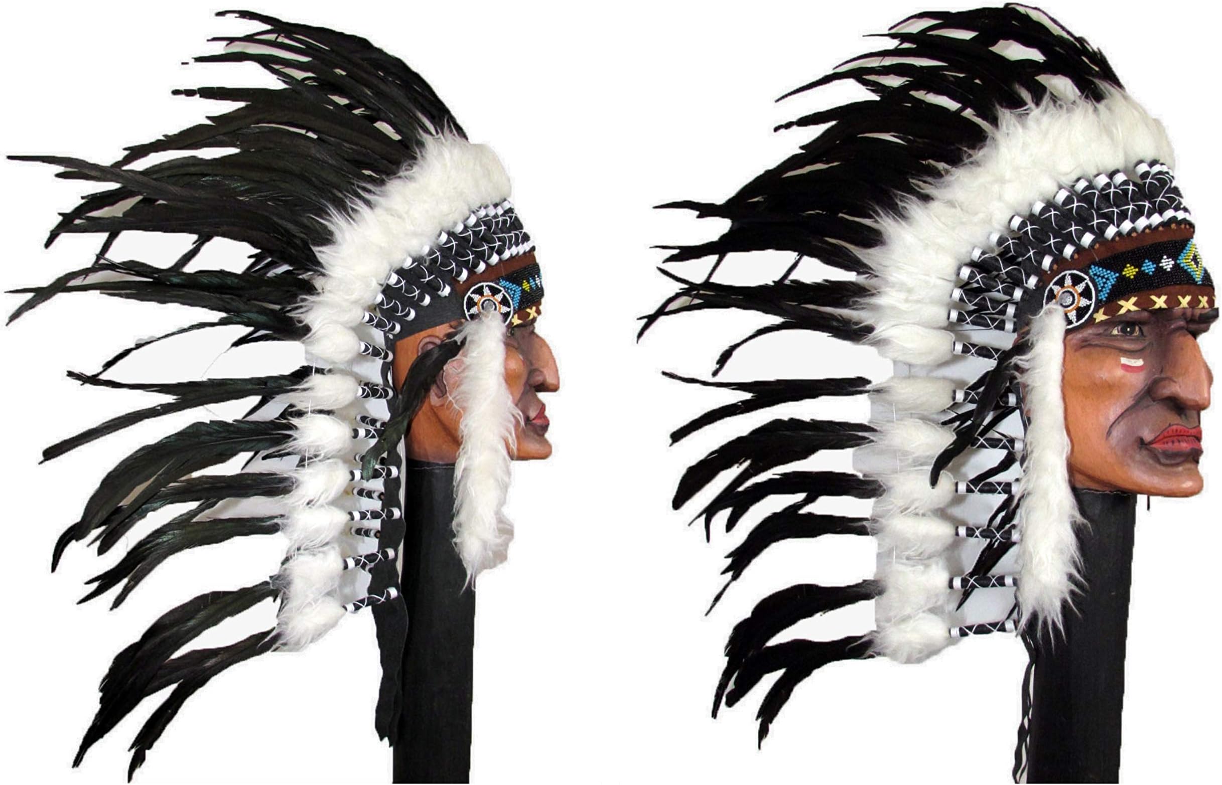 Native American Indian Headdress Chief Fancy Dress Medium