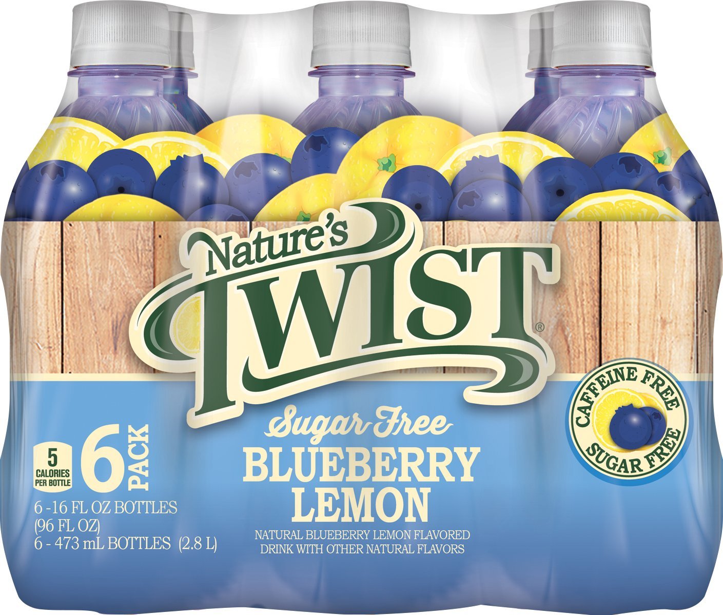 Amazon Com Nature S Twist Sugar Free Blueberry Lemon Blueberry Lemon 6 Count Everything Else