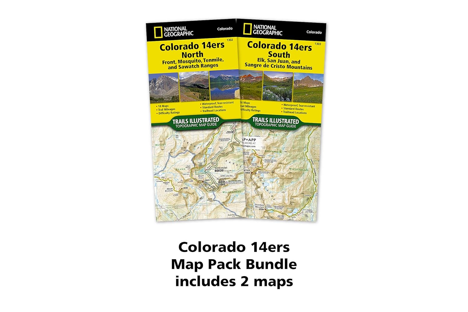 Colorado 14ers [Map Pack Bundle] (National Geographic Trails Illustrated Map) - Image 6