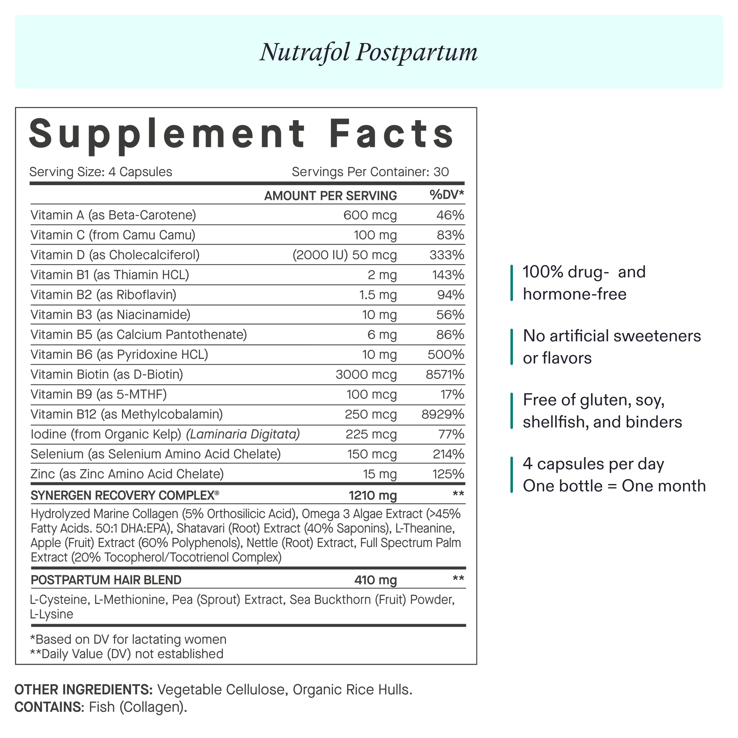 Viviscal Women's Hair Growth Supplements for Thicker, Fuller Hair