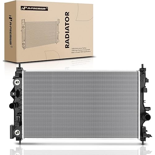 A-Premium Engine Coolant Radiator w/Transmission Oil Cooler Compatible with Chevrolet Chevy Cruze 2011 2012 2013 2014 L4 1.8L, Replace# 13274664