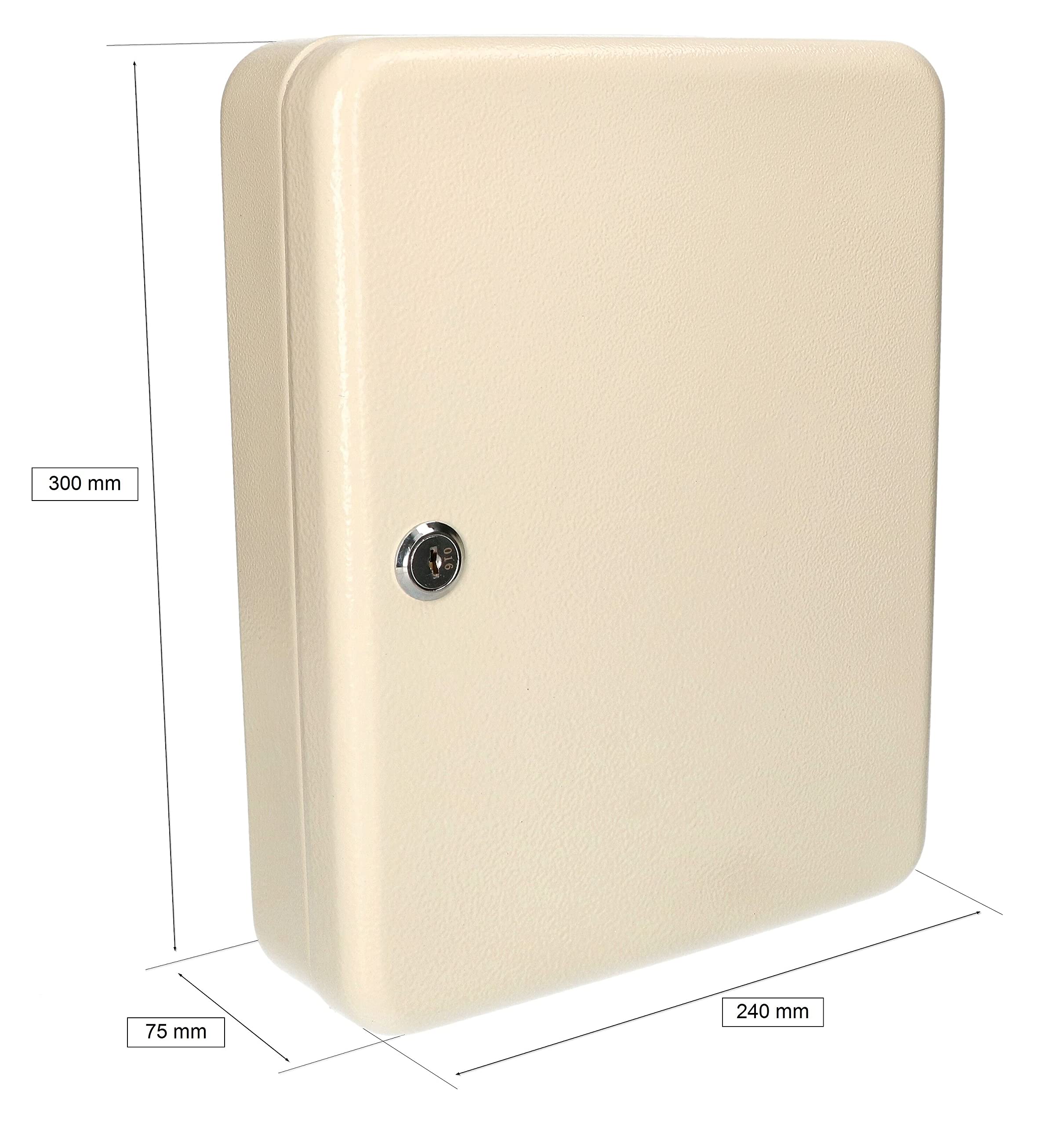 KOTARBAU® Armoire à clés pour montage mural 45 clés Beige